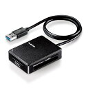 エレコム カードリーダー USB3.0 超高速 【SD+microSD+MS+CF対応】 MR3-C402BK ブラック