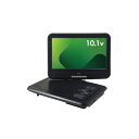 Qriom ポータブルDVDプレーヤー(10.1インチ) KPD-NC101(B) 画面サイズ:10.1v型