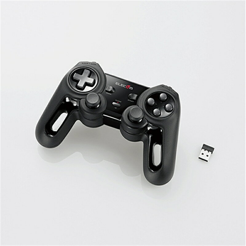 【送料無料】エレコム ELECOM 小型軽量ワイヤレスゲームパッド ブラック JC-U3912TBK