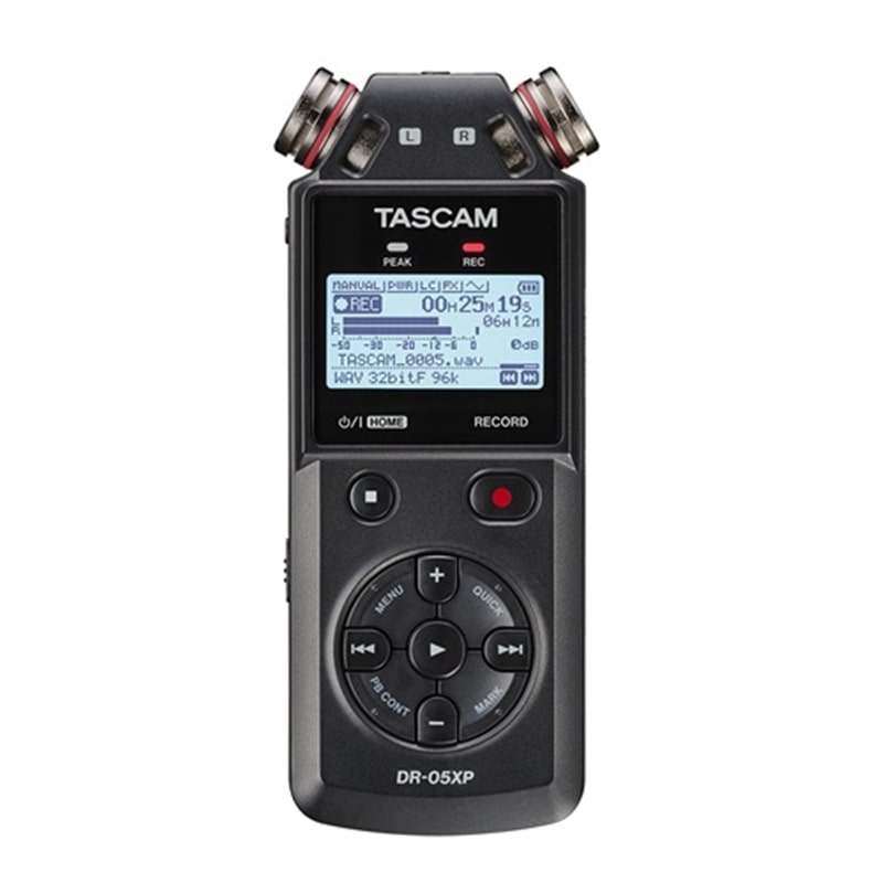 TASCAM 32ビットフロート録音対応 ステレオポータブルレコーダー DR-05XP