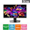 MSI(エムエスアイ) 26.5インチ QD-OLED搭載ゲーミングモニター MPG-271QRX-QD-OLED 黒