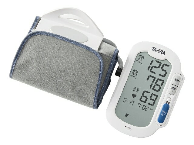 血圧計 タニタ 上腕血圧計（Bluetooth対応／電池式／クリップカフ） BP-224L-WH ホワイト