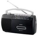 小泉 モノラルラジカセ SAD-1717/K ブラック