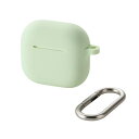 エレコム AirPods (第4世代)用 シリコンケース AVA-AP06SCGN グリーン
