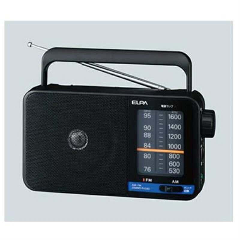 ポータブルラジオ ELPA AM/FMポータブルラジオ ER-H100