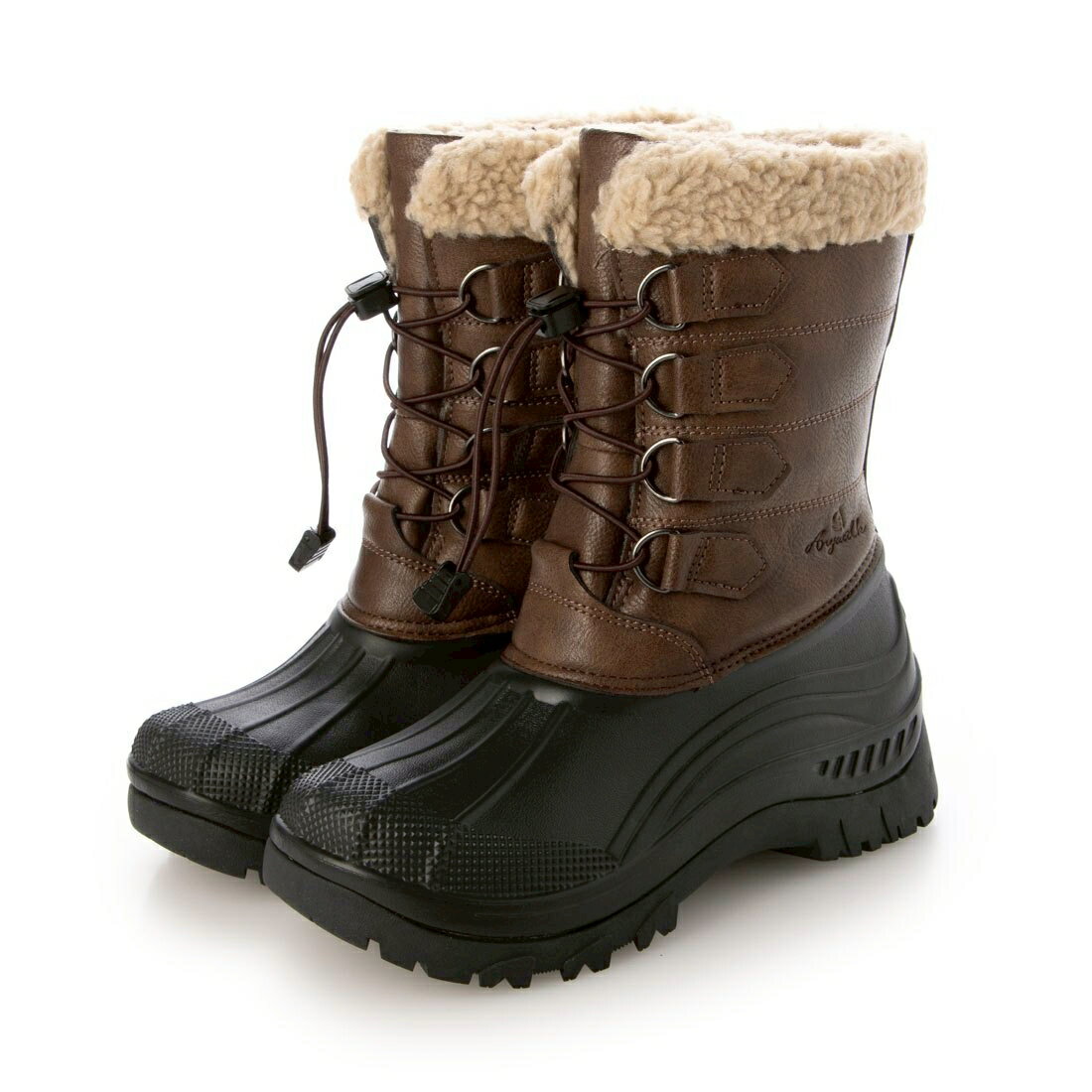 防寒ブーツ 男女兼用 防寒 防水 ワークブーツ スノーシューズ ダウンブーツ 寒さ対策 防寒対策 防水 ボア 起毛素材 中綿入り 幅広 防滑..