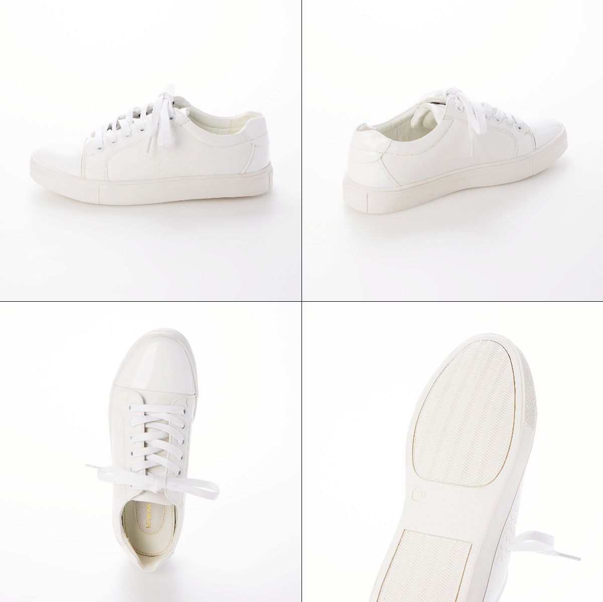 【特価 売り切り 残し少】 レースアップ デッキシューズ ホワイト メンズ レディース ユニセックス 男女兼用 22.5cm - 28.0cm aw_21108