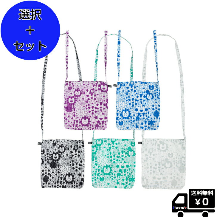 楽天ksendy6月21日韓国発売☆ 選択 5種セット NewJeans 'Supernatural' NJ X MURAKAMI Cross Bag ver. 　送料無料