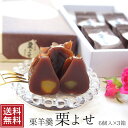 ギフト 羊羹 栗ようかん 栗よせ 6個入×3箱 和菓子 ようかん 栗 スイーツ お取り寄せ 小豆 あずき 菓子 箱菓子 ギフト セット お土産 個包装 プレゼン...