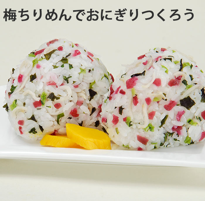梅ちりめん 64g メール便発送 送料込 ふりかけ おむすび 送料無料 お弁当 プレゼント 祝 ギフト ちりめんじゃこ 混ぜご飯 おにぎり 5298ゆうパケ キャッシュレス バレンタイン