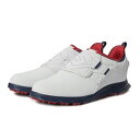 [FOOTJOY 2021 SUPERLITES XP Spikeless BOA 58095W GOLF SHOES] フットジョイ　2021　スーパーライト　XP　スパイクレス　ボア　58095W　シューズ フットジョイ史上最軽量のゴルフシューズ。 ただ軽いだけではなく、さらなるパフォーマンス（XP＝EXTRA　PERFORMANCE）を生み出す構造は、アッパーに優れた防水性を兼ね備えた、柔らかい人工皮革を採用することで、長時間のラウンドでも快適な履き心地を実現しました。 踵のBOAダイヤルと甲部分をラップし、踵・甲部分をまんべんなく包み込むようにホールドする新構造WRAPID(ラピッド)ラップフィットシステムが、足とシューズのズレを制御し、しっかり安定したプレーをフィット性とともに実現しました。 アウトソールのパターンは、世界中のプロから絶大な支持を得るスパイクレスシューズ「PRO／SLシリーズ」にも採用される同形状のインフィニティーアウトソールを導入し、高いグリップ力を発揮し、スイング時の優れた安定性を提供します。 軽さにフットジョイ独自の最新機能を備え、高次元なパフォーマンスであなたのスコアアップをサポートするスパイクレスシューズです。 ■材質 　防水人工皮革 ■スパイク種別 　スパイクレス ■カラー 　ホワイト×ネイビー×レッド ■幅 　W 新品です。正規代理店経由の商品ですので初期不良に対する保証も付いています。他にも多数激安出品しています。ご不明な点がございましたら、お気軽にお電話ください。KSゴルフ　TEL090-9623-0760　営業時間10:00〜18:00■ご購入の皆様へお願い■ご面倒ですが、ご購入いただく前に　注意事項、発送詳細、ストアインフォメーション　ストア新着情報　を必ずお読みください。ご購入頂きましたらご同意していただけたとものとします。他にも多数激安出品しています。ご不明な点がございましたら、お気軽にお電話ください。KSゴルフ　TEL090-9623-0760　営業時間10:00〜20:00■注意事項■ご登録されているメールでのお取引のご連絡になります。こちらのからのご案内のメールが不着の場合はアドレス、迷惑メールフォルダ等の確認をお願い致します。ご購入後はNC,NRでお願い致します。商品説明の至らないところがありましたらご購入前にご質問ください。ご購入後1週間以内にお支払いが完了できる方のみでお願いします。■発送詳細■こちらの商品は在庫管理、発送業務を代行業者さまに委託しております。土曜.日曜.祝日.月曜.年末年始.お盆期間の配送はありません。お客様宛に配送までお時間がかかる場合がございます。お急ぎの際はご注意願います。当社取り扱いの中古商品との同梱発送は出来ません。キャディーバッグは同梱出来ません。■2200円の地域■　北海道、沖縄■1100円の地域■　北海道、沖縄以外の地域