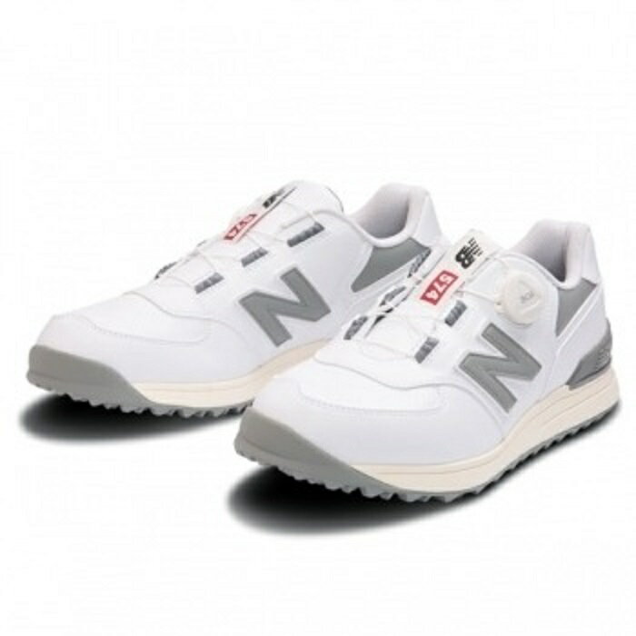 ★新品★ ニュー バランス 2022 UGBS574 ゴルフシューズ ホワイト×グレー NEW BALANCE