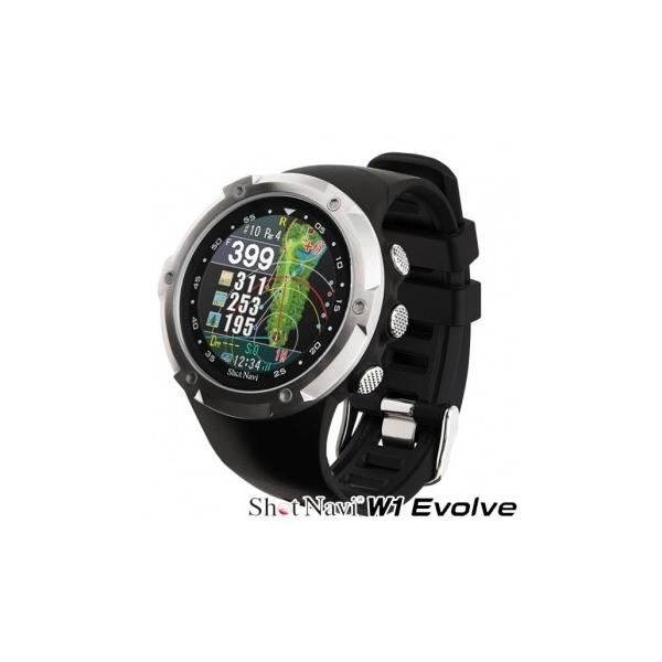 ★新品★ショット ナビ W1 エボルブ ブラック×シルバー SHOT NAVI W1 EVOLVE GPS WATCH