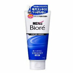 1万粒※のミクロスクラブで洗う、スキンケア発想の洗顔料です。 洗っているうちに細かくなっていくスクラブだから、繊細な洗い心地。毛穴の奥から小鼻のキワ、肌のすみずみまでしっかり洗浄します。 洗い上がりはスッキリするのに、肌つっぱらない。 メントール（清涼成分）配合。 肌を清潔にして、ニキビを防ぎます。やさしいマイルドシトラスの香り。 （※1回当たりの平均的使用量1gの中に約1万粒のスクラブが入っています） 【使用方法】 ・適量(2cm程度)を水やお湯で泡立てて洗い、あとはよくすすぎます。毛穴汚れや肌のザラつきが特に気になるときは、量を多めにして洗ってください。 【使用上の注意】 ・目をつぶって、粒や剤が目に入らないようにしてください。 ・粒や剤が目に入った時は、こすらずにすぐに充分洗い流す。異常が残る場合は眼科医へ相談する。 ・傷、湿疹など異常のあるときは使わない。 ・赤み、かゆみ、刺激等の異常が出たら使用を中止し、皮膚科医へ相談する。使い続けると症状が悪化することがある 【成分】 水、ソルビトール、ラウレス-6カルボン酸、ミリスチン酸、ラウリルヒドロキシスルタイン、水酸化K、オクトキシグリセリン、ラウリン酸、コーンスターチ、セルロース、パルミチン酸、(タルク／ケイフッ化K)焼成物、(マレイン酸／ビニルアルコール)コポリマー、メントール、ポリクオタニウム-39、PEG-6、PEG-65M、酸化チタン、EDTA-2Na、フェノキシエタノール、香料 【内容量】 130g 【広告文責】 株式会社　ヤマダデンキ　03-5280-5300 【製造発売元】 花王 【商品区分】 メンズケア