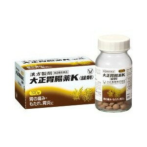 【納期約3週間】【お一人様3点まで】【第2類医薬品】大正胃腸薬K 錠剤 190錠