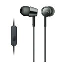 【在庫あり翌営業日発送OK F-2】(060784)SONY ソニー MDR-EX155AP-B マイク&コントローラー搭載 ダイナミック密閉型カナルイヤホン ブラック