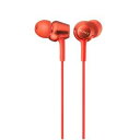 【納期約7~10日】SONY ソニー MDR-EX255AP-R マイク&コントローラー搭載 ダイナミック密閉型カナルイヤホン レッド
