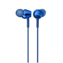 【納期約7~10日】SONY ソニー MDR-EX255AP-L マイク&コントローラー搭載 ダイナミック密閉型カナルイヤホン ブルー