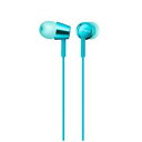 【納期約7〜10日】SONY ソニー MDR-EX155-L ダイナミック密閉型カナルイヤホン ライトブルー(2)