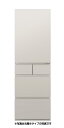 【納期約1ヶ月以上】【配送設置商品】Panasonic パナソニック NR-E45RY2L-C 450L 5ドア冷蔵庫 左開きタイプ(マットライトベージュ)NRE45RY2「300L~499L」
