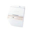 【納期約2週間】【配送設置商品】東芝 AW-6GA4(W) 全自動洗濯機 簡易乾燥 上開き 洗濯6kg ピュアホワイト AW6GA4「縦型」