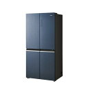 【納期約1ヶ月以上】【配送設置商品】【見積必須】Haier ハイアール JR-GX47B-H 冷蔵庫 4ドア 470L 観音開き CORU ブルーイッシュグレ...