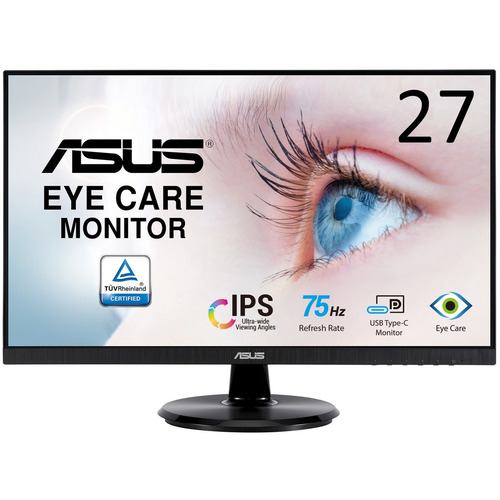 【納期約2週間】ASUS VA27DCP モニター・ディスプレイ 27型ワイド ブラック