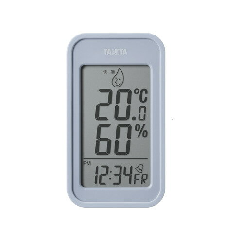 【納期約3週間】タニタ TT-589-BL ブルーグレー TANITA デジタル温湿度計