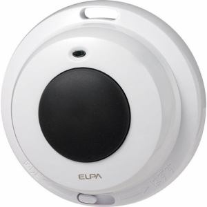 朝日電器 EWS-P32 ワイヤレスチャイム防水押しボタン●ELPAワイヤレスチャイムシリーズ用送信器です●1台の受信器にたいして8台までの送信器を登録して使用できます【仕様】質量：約69g(電池除く)電源：単4形乾電池×2本(別売)電池寿命：約2年(1日に10回使用) ※アルカリ乾電池使用時※電池の性能、使用条件により電池寿命は短くなる場合があります。付属品：取付ネジ 2本(Φ3×20mm)、両面テープ 1枚内容量：約69g(電池含まず)外形寸法：直径80×高さ37(mm)(最大値)寸法：直径8.0cm×高さ3.7cm