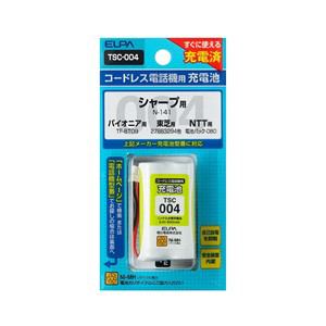 【納期約3週間】ELPA 電話子機用充電池 TSC-004 TSC004 【納期約3週間】ELPA 電話子機用充電池 TSC-004 TSC004
