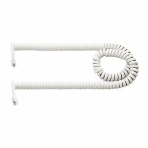 【納期約2週間】ミヨシ DC-J406/WH 4極4芯 受話器用カールコード クロス結線タイプ ホワイト 0.6m DCJ406WH 【納期約2週間】ミヨシ DC-J406/WH 4極4芯 受話器用カールコード クロス結線タイプ ホワイト 0.6m DCJ406WH