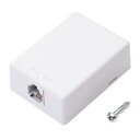 【納期約3週間】ミヨシ DA-R20/GY 6極2芯対応 ローゼット グレー DAR20GY(2)