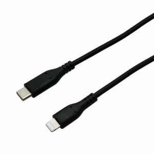 【納期約3週間】ミヨシ SCL-T20N/BK 高耐久ライトニング゛ Type-Cケーブル 黒 2.0m ブラック SCLT20NBK