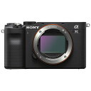 【納期約3週間】【代引き不可】ILCE-7C-B SONY ソニー フルサイズミラーレス一眼カメラ α7C ボディ ブラック ILCE7CB