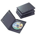 【納期約7〜10日】【お一人様1点まで】CCD-DVD02BK DVDトールケース(1枚収納×5枚セット・ブラック) CCDDVD02