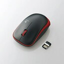 【納期約7~10日】【お一人様1点まで】ELECOM エレコム M-IR07DRRD 無線IRマウス(3ボタン) レッド MIR07DRRD