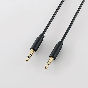 エレコム DH-MMCN20 AUDIOケーブル(3.5φステレオミニ) 2.0m●音楽プレーヤーやパソコンの音声をミニコンポなどで再生できる、3.5φステレオミニプラグケーブル音楽プレーヤーやパソコンの音声をミニコンポなどで再生できる、コンパクトで取り回しがしやすい3.5φステレオミニプラグケーブルです。●極細ケーブルを採用従来品より約25%小型化したスリムコネクタと、30%細くなった極細ケーブルを採用しています。●金メッキ端子を採用サビに強く経年劣化・信号劣化を防ぐ金メッキ端子を採用しています。●高純度OFC99.95%(無酸素銅)ケーブルを使用高純度OFC99.95%(無酸素銅)ケーブルを使用し、信号の歪みや伝送ロスを抑えます。コネクタ形状：3.5φステレオミニプラグ-3.5φステレオミニプラグ対応機種：3.5φステレオミニプラグを搭載したスマートフォン及びミニコンポ等ケーブル長：2.0mカラー：ブラック【購入制限のある商品について】お一人様○点までと記載のある商品につきましては、・同一名義のご購入・同一住所・同一世帯でのご購入・同一住所への配送の場合上記に該当し、複数件数のご注文が判明しました場合、キャンセルさせていただく場合がございます。予めご了承ください。