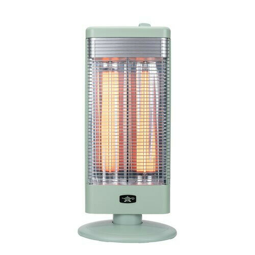 【納期約3週間】日本エーアイシー AEH-G1000A-G グリーン グラファイトヒーター 自動首振り 転倒OFFスイッチ