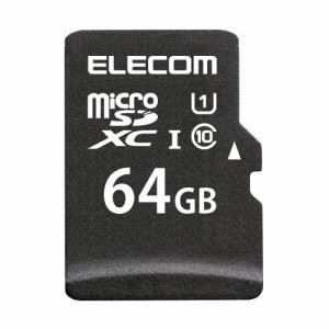 【納期約2週間】【お一人様1点まで】ELECOM エレコム MF-DMR064GU11R microSDHCメモリカード(UHS-I対応) MFDMR064GU11R