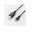 ELECOM エレコム U2C-JM05BK エコUSB2.0ケーブル(mini-Bタイプ) 0.5m U2CJM05BK