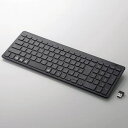 【納期約7〜10日】【お一人様1点まで】ELECOM エレコム TK-FDP099TBK 無線薄型コンパクトキーボード TKFDP099TBK(2)