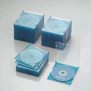 【納期約2週間】【お一人様1点まで】ELECOM エレコム CCD-JSCS50CBU Blu-ray DVD CDケース(スリム PS 1..