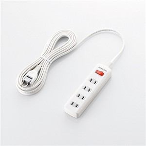 【納期約7〜10日】【お一人様1点まで】ELECOM エレコム 一括スイッチ付 雷ガードタップ 5.0m T-K3A-2450WH TK3A2450WH