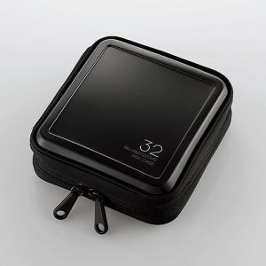 【納期約7〜10日】ELECOM エレコム Blu-ray・CD・DVD対応ファスナーケース(32枚) ブラック CCD-HB32BK CCDHB32BK