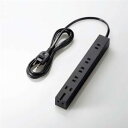 【納期約7〜10日】【お一人様1点まで】ELECOM エレコム T-KF01-2620BK 雷・回転機能タップ 6口 2m TKF012620BK(2)