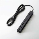 【納期約7〜10日】【お一人様1点まで】ELECOM エレコム T-KM01-2630BK スタンダード雷・超強力タップ 6口 3m TKM012630BK