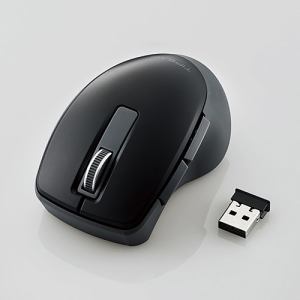 【納期約7〜10日】ELECOM エレコム M-TP20DBBK ワイヤレス5ボタンBlueLEDマウス“TIPS AIR” ブラック MTP20DBBK