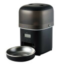 【納期約7〜10日】PET-AF05BK エレコム ペット用タイマー式自動給餌器 コンパクトタイプ ブラック PETAF05BK