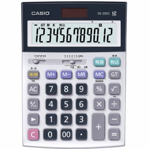 カシオ計算機 DS20DCN 電卓 CASIO 12桁デスク 発売日：2021年5月21日●一般企業での経理、財務、簿記や金融機関をはじめとするプロのニーズを徹底追及。日数＆時間計算タイプ。12桁表示。●早打ちにこだわったキー性能正確な早打ちを可能にするキーロールオーバー搭載。●ストレスなく使える快適性能周りを気にせず業務に集中できるサイレントタッチキー●計算ミスの防止に役立つ視認性打ち間違いなどの軽減に効果的な計算状態表示機能【仕様】重量：281g使用電源：ソーラー電池/電池(CR2032×1)電池寿命：約7年税計算キー：○3桁自動位取り：○桁数：12桁オートパワーオフ：○