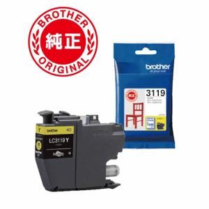 【納期約2週間】インク ブラザー 純正 カートリッジ LC3119Y インクカートリッジ 大容量タイプ イエロ..